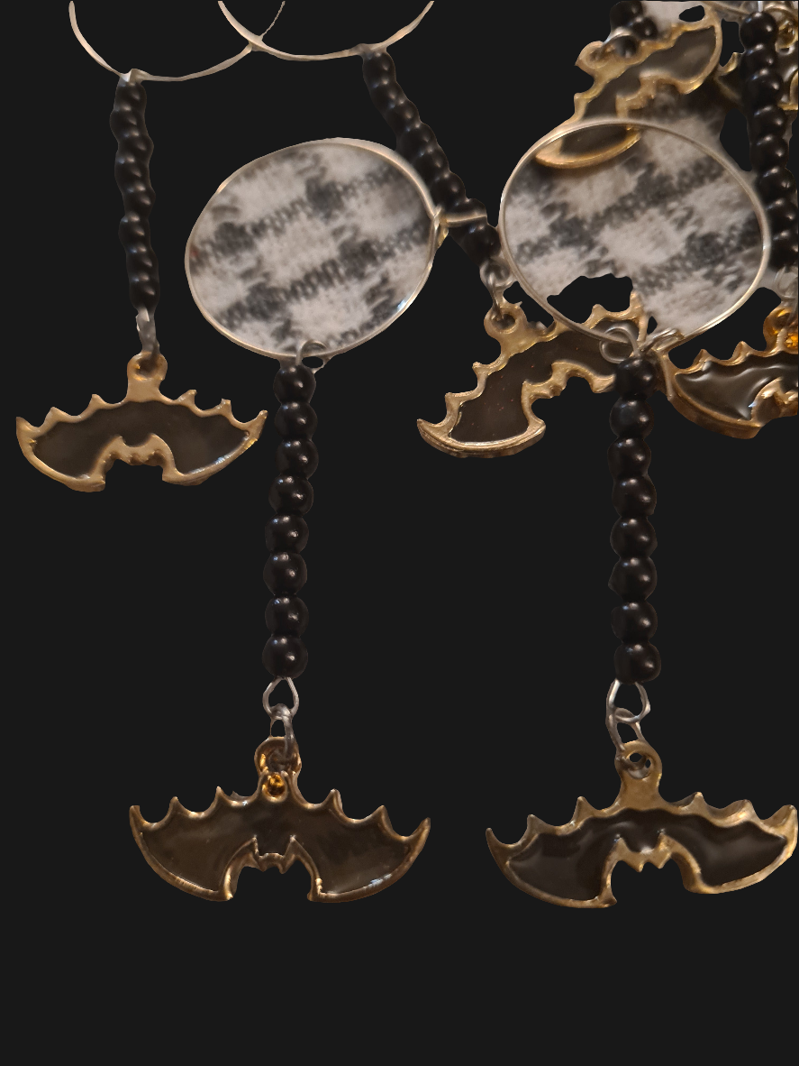 Bats Wine Glass Charms