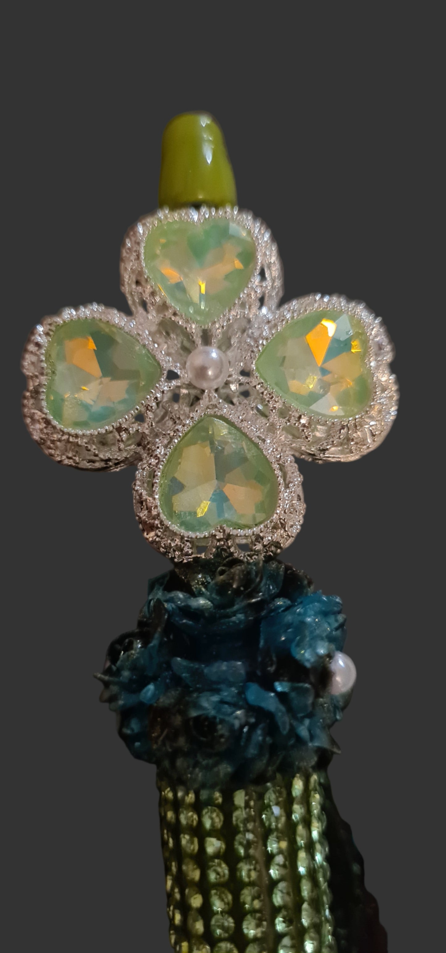 Clover Handmade Beaded Pen