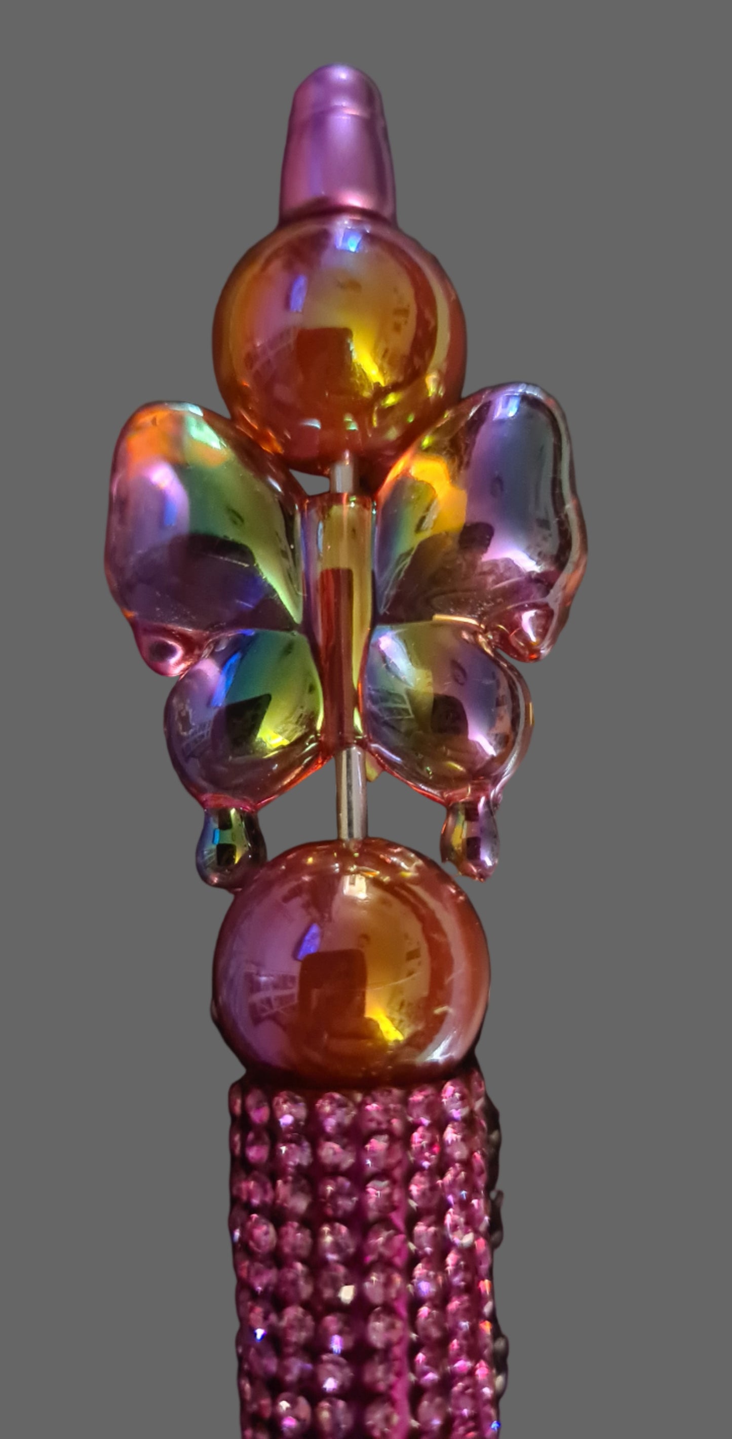 Handmade Pink RhineStone Pen