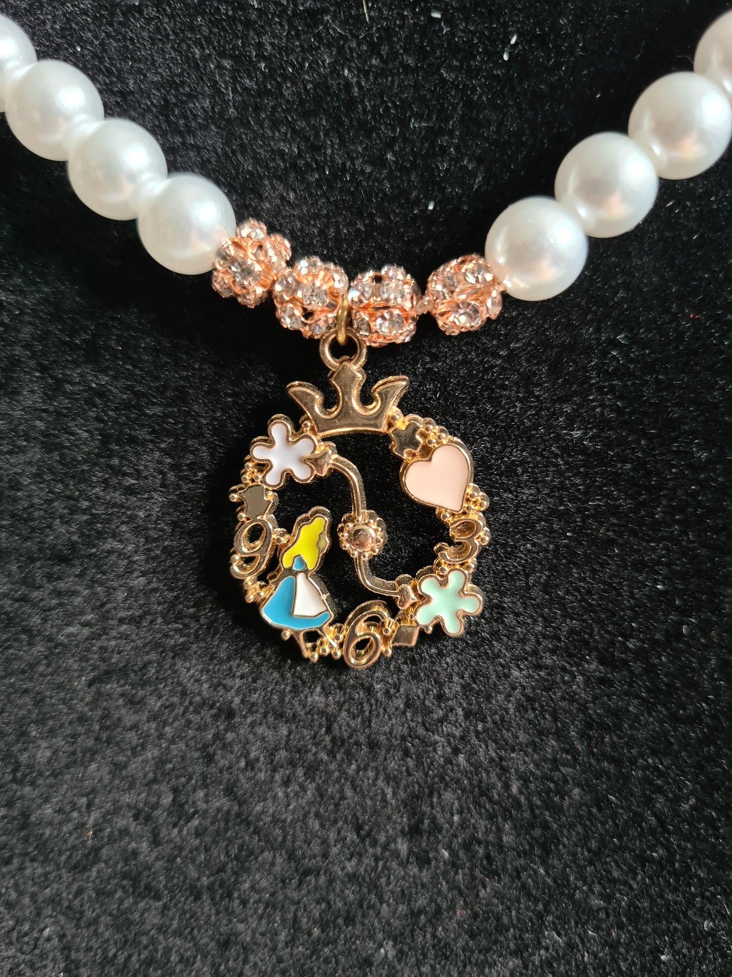 Young Girls Alice In Wonderland Necklace