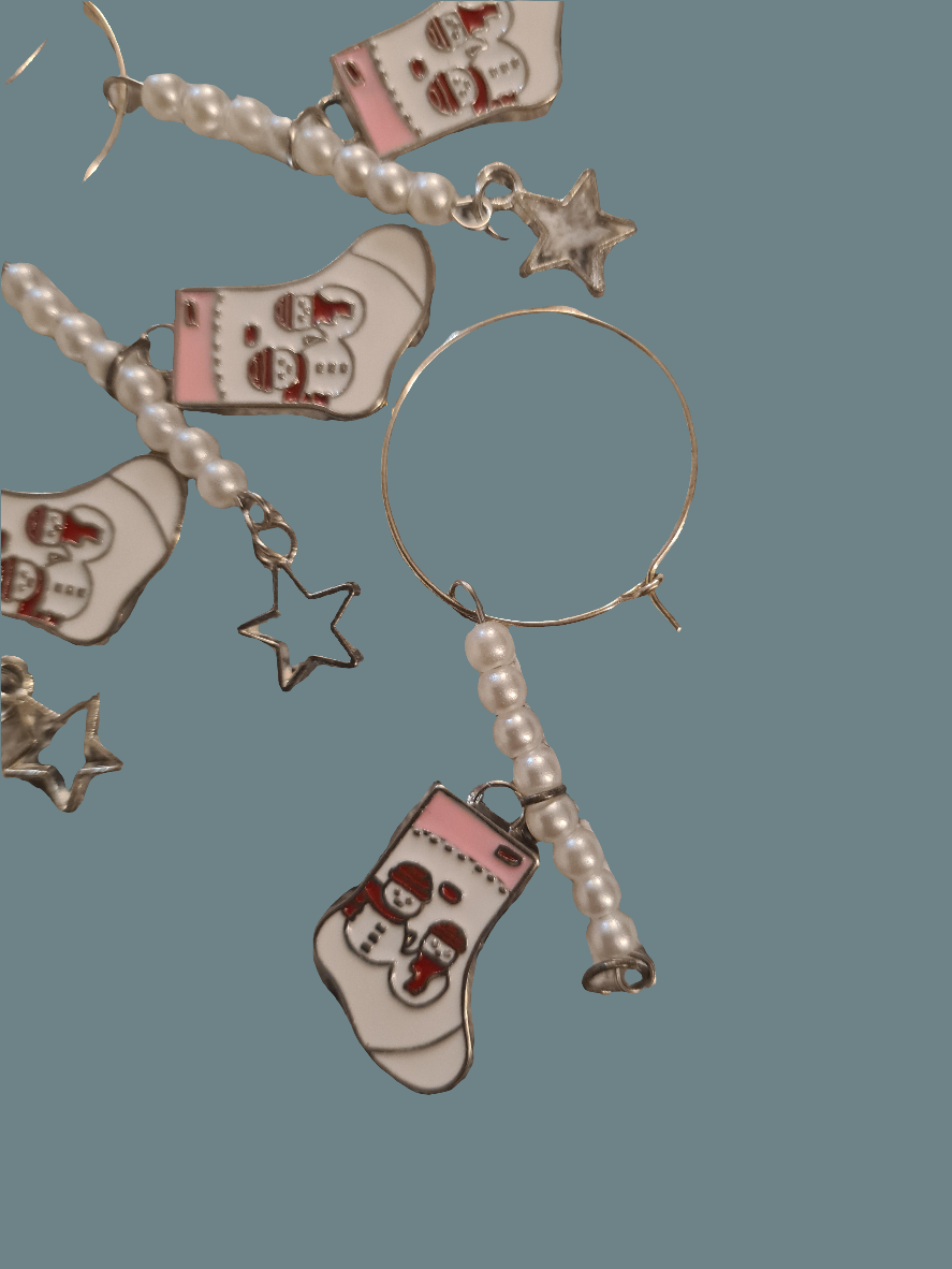 Christmas Stocking Wine Glass Charm