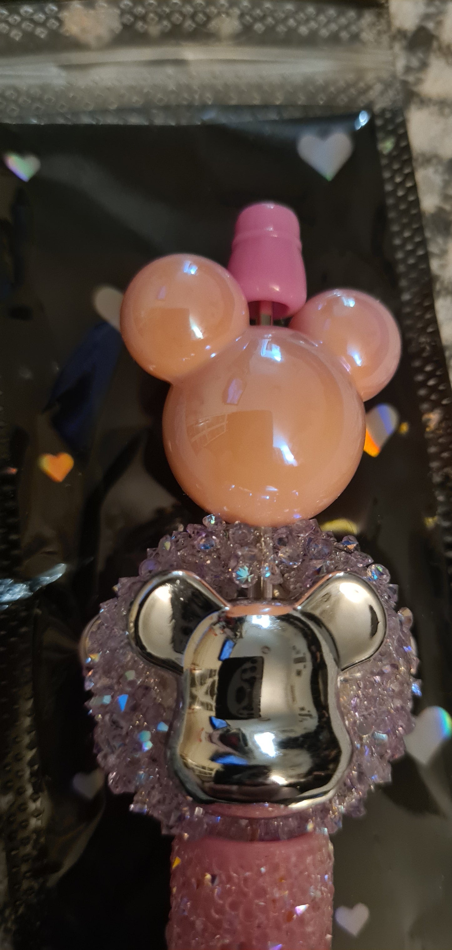 Pink Mouse Beaded Pen